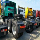 Curb Weight 9180kg 6x4 371hp Sinotruk Prime Mover With 12R24 Tyres