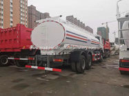 Steel Q235 20m3 Fuel Tanker Truck Sinotruk Howo 6x4 371hp For Oil