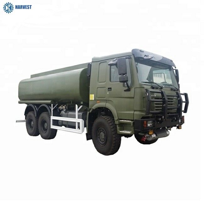 Capacity 20000L SINOTRUK HOWO 6x6 336hp All Wheel Drive Diesel Tanker Truck